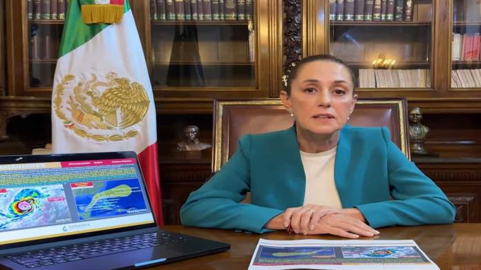 Huracán “Milton”: Claudia Sheinbaum llama a mantener la calma ante llegada de este fenómeno