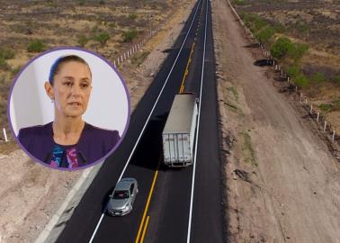 Claudia Sheinbaum anuncia programa de bacheo para todas las carreteras federales