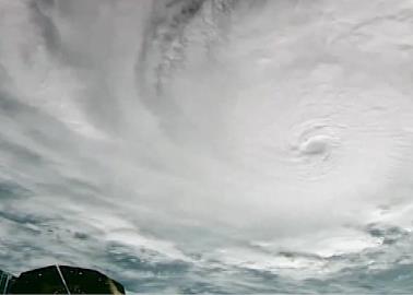 VIDEO | Así se ve el huracán "Milton" desde la Estación Espacial Internacional