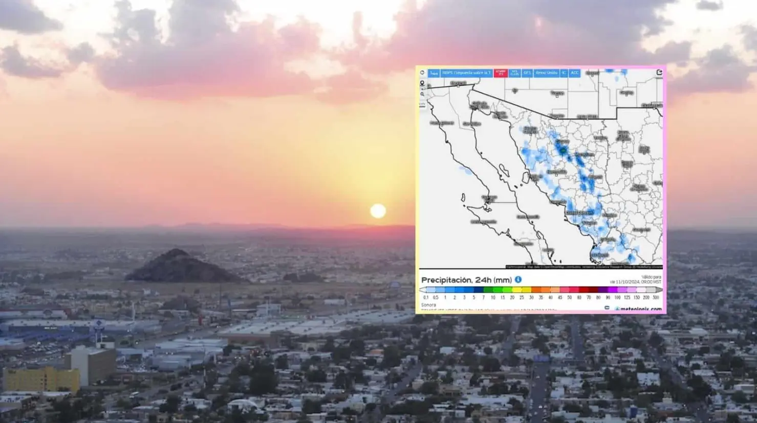 Clima en Hermosillo hoy 11 de octubre; se prevé bajen ligeramente las temperaturas