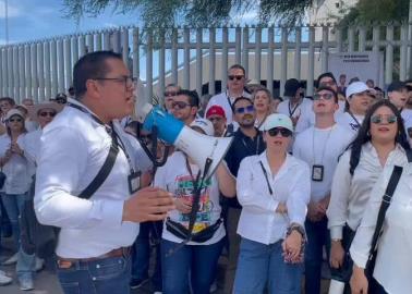 En Hermosillo protestan por fuera del Consulado de EU por la Reforma al Poder Judicial