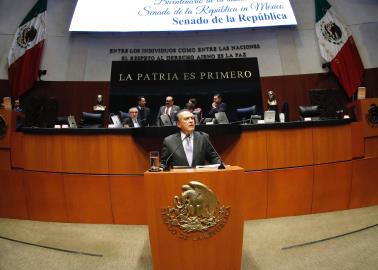 VIDEO | Beltrones vota en contra de las Leyes secundarias de la Reforma al Poder Judicial Federal