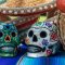 ¿Cuáles son los elementos básicos de un altar de Día de Muertos según la inteligencia artificial?