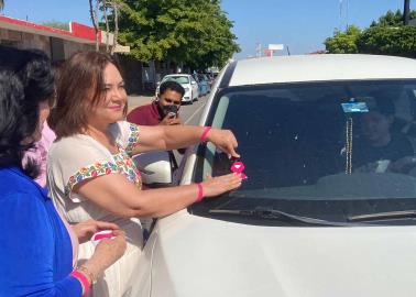 En Navojoa promueven en cruceros el Mes Rosa; anuncian acciones 