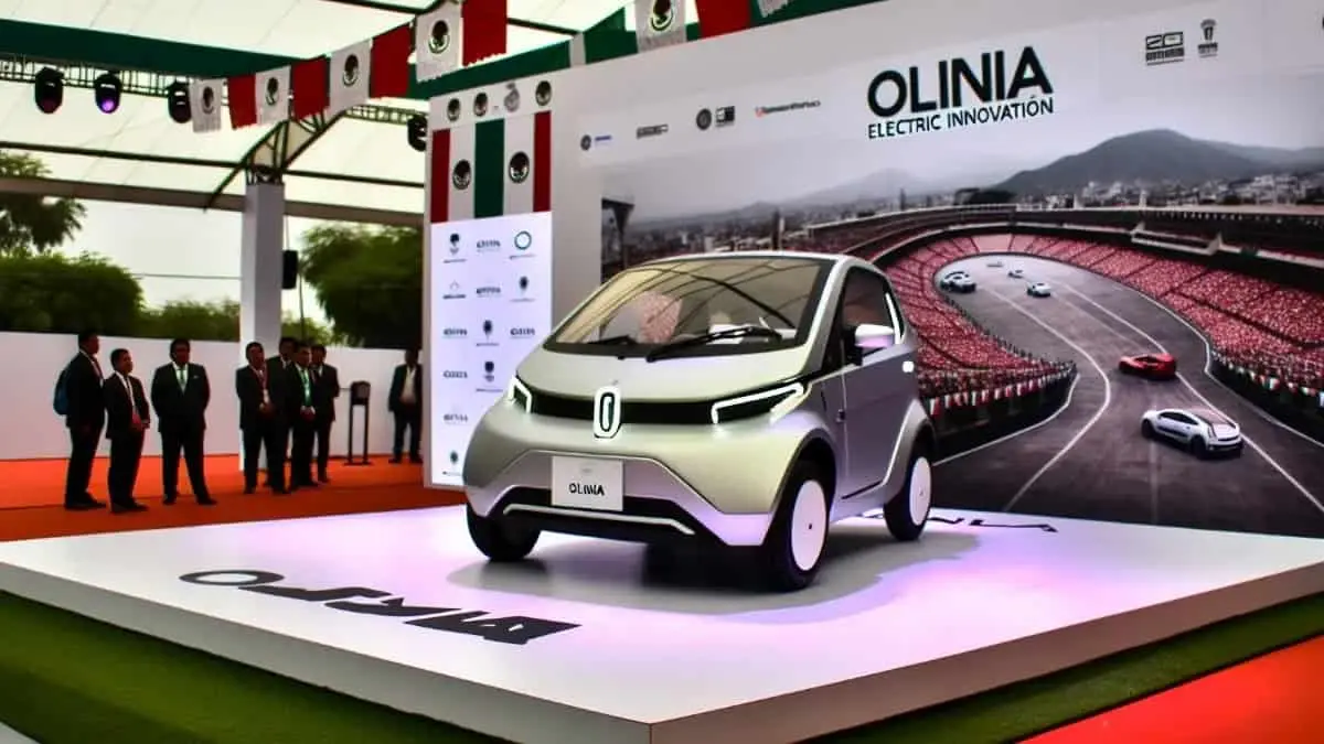 "Pequeño y compacto": Así sería Olinia, el auto eléctrico mexicano, anunciado por Claudia Sheinbaum