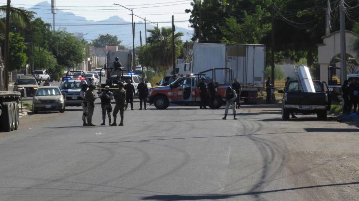 Balacera en chatarrera del sur de Cajeme deja un muerto y dos heridos