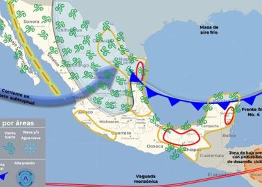 Clima en Sonora hoy 17 de octubre: Dos frentes fríos llegan al estado; estos serán sus efectos