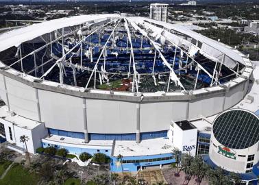 VIDEO | Huracán "Milton" deja sin estadio a Rays de Tampa Bay. Buscan nueva casa