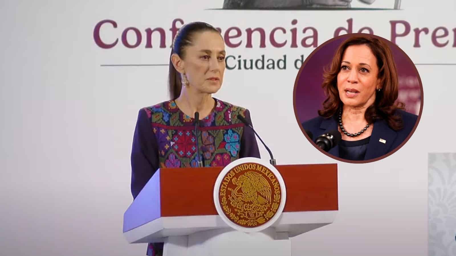 Sheinbaum destaca comentarios de Kamala Harris sobre la Conquista y reafirma petición de perdón a España