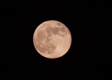 Así se ve esta noche la superluna en el cielo de Ciudad Obregón