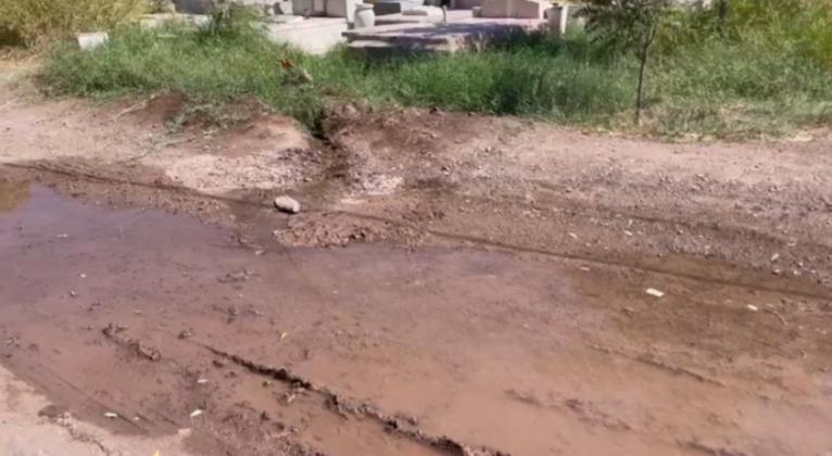 Piden visitantes de panteón de Guadalupe, en Cajeme, atender maleza y fugas de agua