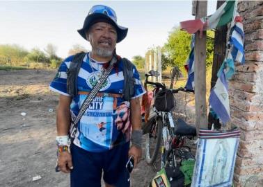 Tombalam, el ciclista peregrino regresa a casa tras viajar por Centroamérica