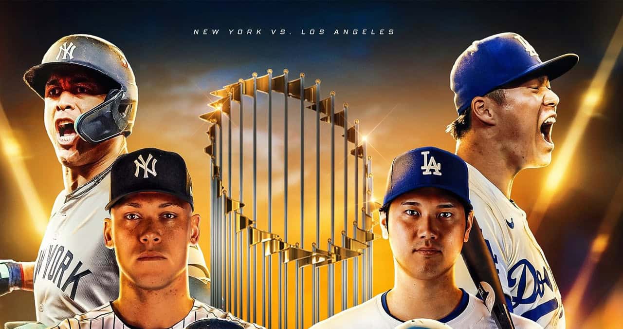 Yankees vs. Dodgers: Fechas y horarios para ver la Serie Mundial 2024