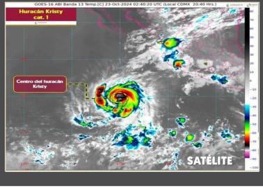 Huracán Kristy se intensifica a categoría 1; fuertes lluvias afectarán estos cuatro estados