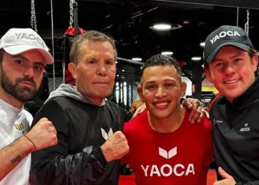 VIDEO | Julio César Chávez da clases de boxeo a "Lazy Boy"