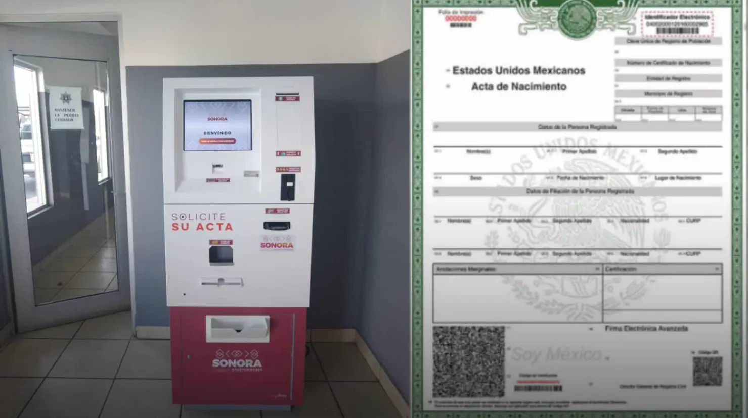 Registro Civil: ¿En dónde se encuentran ubicados los cajeros automáticos en Sonora?