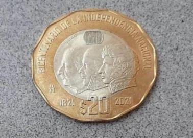 Esta es la moneda mexicana de 20 pesos valuada en un millón 200 mil pesos