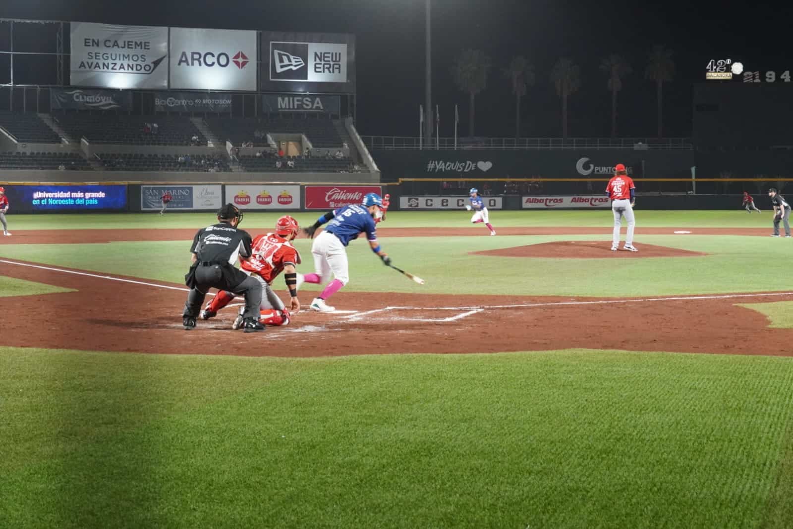 Venados viene de atrás y derrota a los Yaquis 4-2