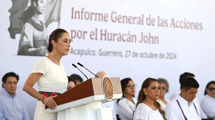 Sheinbaum: Se han invertido más de 7 mil mdp en Guerrero y Oaxaca tras el paso del huracán "John" Sheinbaum: Se han invertido más de 7 mil mdp en Guerrero y Oaxaca tras el paso del huracán "John"