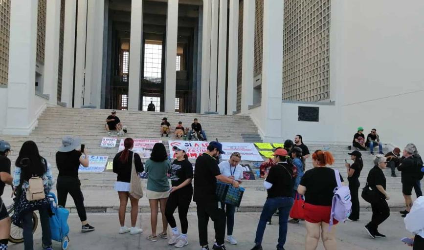 Animalistas marchan en Hermosillo para prohibir las peleas de gallos