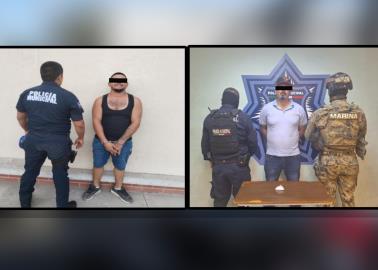 En Cajeme, policías municipales detienen a dos infractores de la Ley