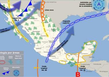 Clima en Sonora hoy 29 de octubre: Llega frente frío, con fuertes vientos y pronóstico de lluvias