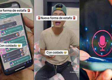 VIDEO | Joven muestra en TikTok cómo lo intentan estafar con audios generados con la IA