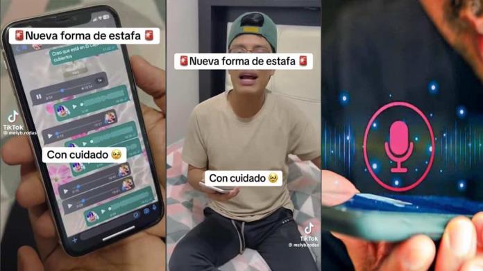 VIDEO | Joven muestra en TikTok cómo lo intentan estafar con audios generados con la IA VIDEO | Joven muestra en TikTok cómo lo intentan estafar con audios generados con la IA