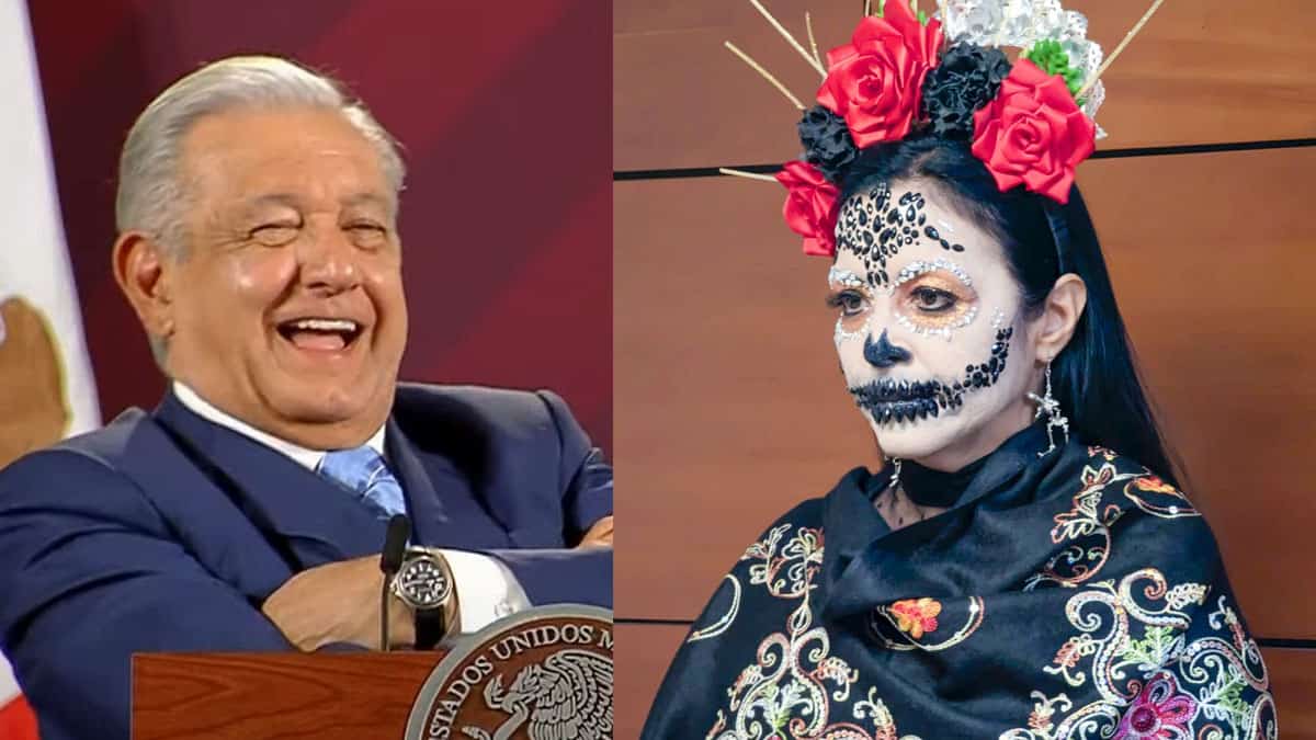 VIDEO | Calaveritas literarias de AMLO; disfruta de las aventuras de La Catrina y El Peje