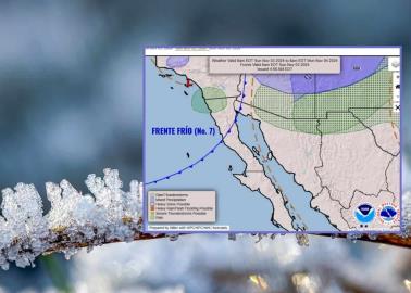 Frente Frío 7 en Sonora: Se pronostican posibles lluvias y caída de aguanieve la próxima semana