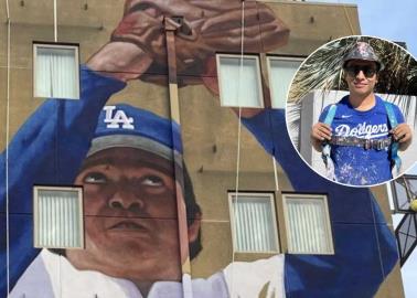 ¿Quién es Robert Vargas, el muralista que rindió homenaje a Fernando Valenzuela en Los Ángeles?