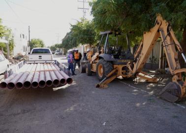 Rehabilitan calles en Cajeme desde su infraestructura sanitaria