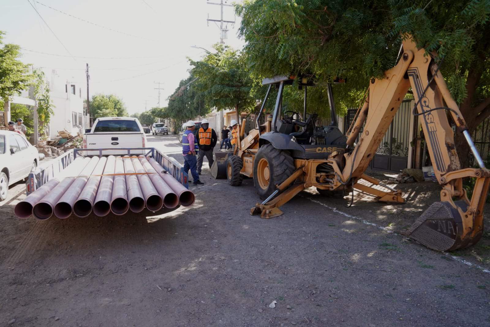 Rehabilitan calles en Cajeme desde su infraestructura sanitaria