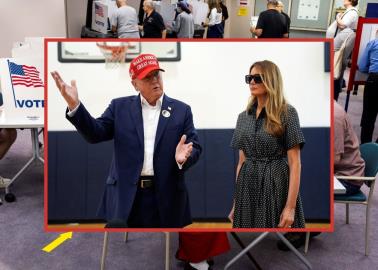 Elecciones de Estados Unidos 2024: Trump vota en Florida junto a su esposa Melania