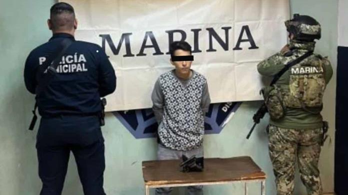 En Ciudad Obregón, "cae" sujeto en operativo mixto con arma prohibida En Ciudad Obregón, "cae" sujeto en operativo mixto con arma prohibida