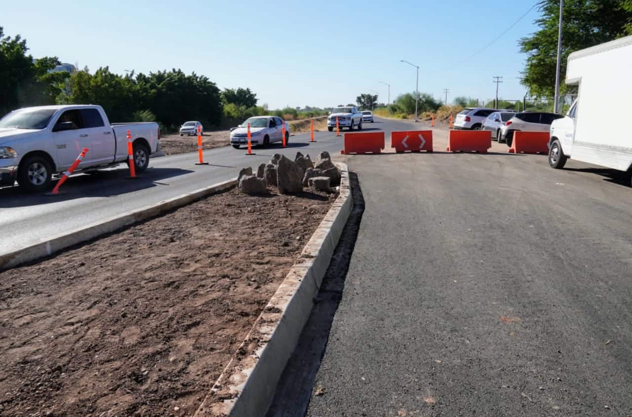 Inauguran ampliación de crucero a 4 carriles en Cajeme