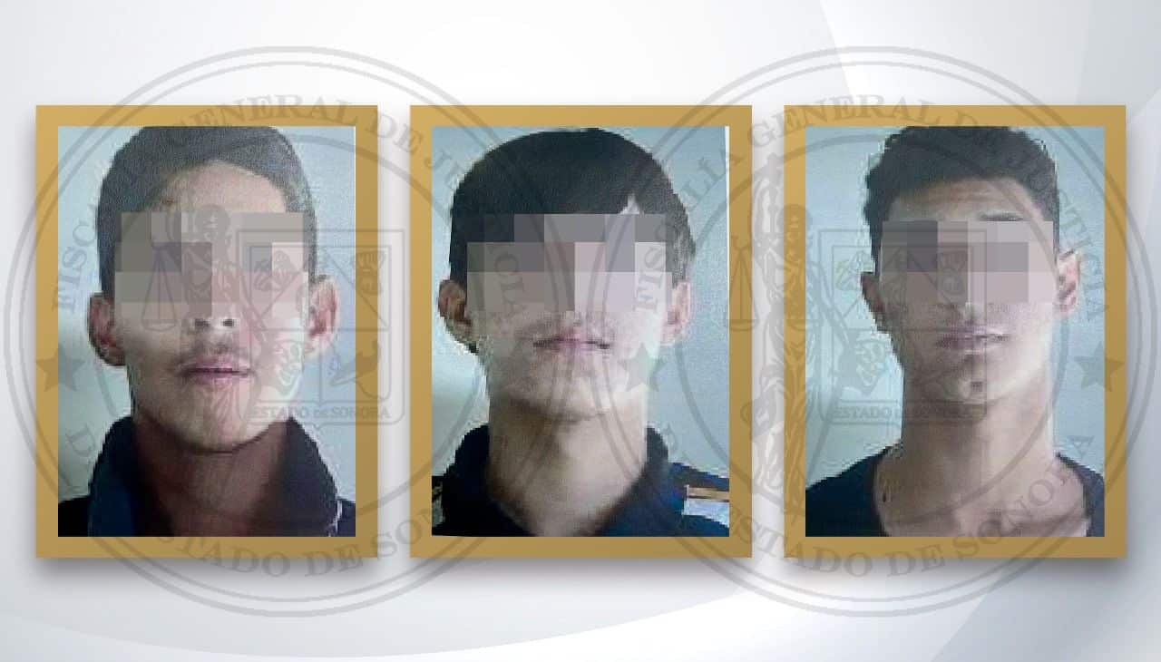 Captura AMIC a tres jóvenes por tentativa de homicidio de un menor en Navojoa