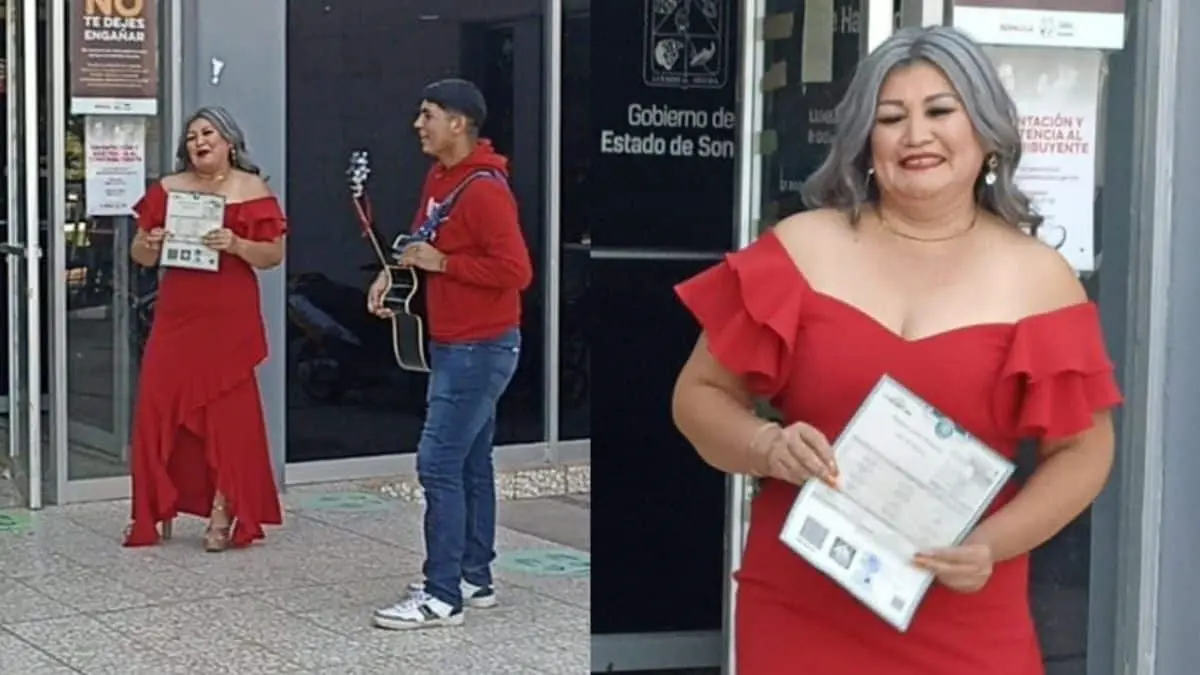 Marbyla la mujer sonorense que celebrara su divorcio Fuentes: Facebook