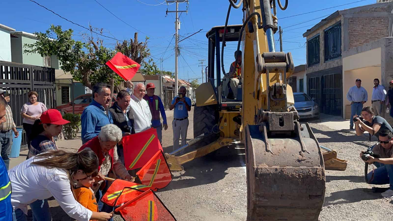 Alcalde de Cajeme da banderazo a obras de rehabilitación en el sur de la ciudad