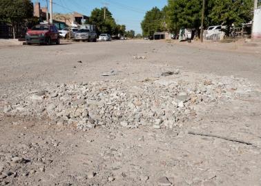 Calles de Cajeme afectan el servicio del transporte urbano