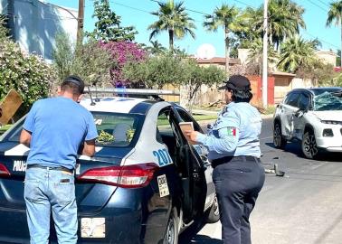 Dos mujeres lesionadas deja fuerte choque en Ciudad Obregón