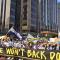 Protestan en Nueva York contra el regreso de Donald Trump a la presidencia de EE.UU.