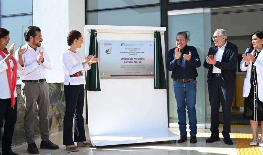 Claudia Sheinbaum inaugura la Unidad de Medicina Familiar No. 58 en Guadalupe, Zacatecas