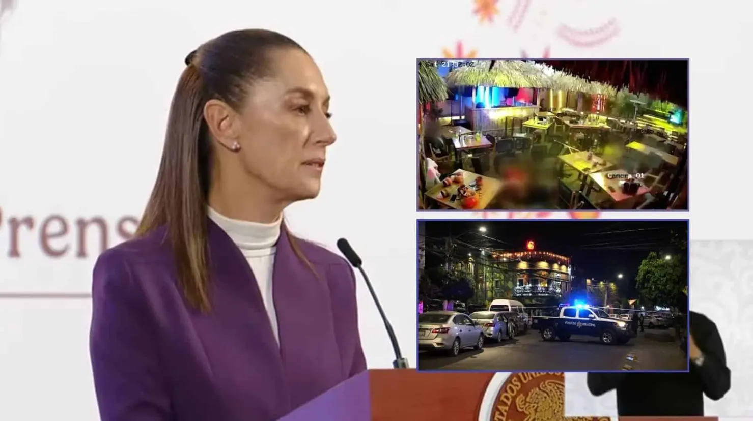 Sheinbaum sobre el ataque armado en bar de Querétaro: "Iban por una persona"