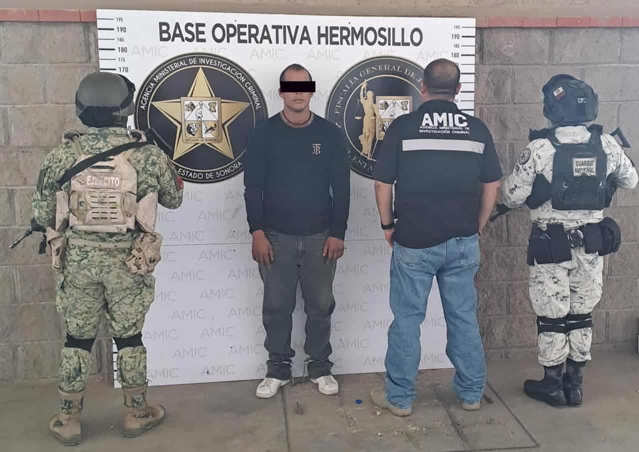 En Hermosillo detienen a sujeto con droga durante operativo