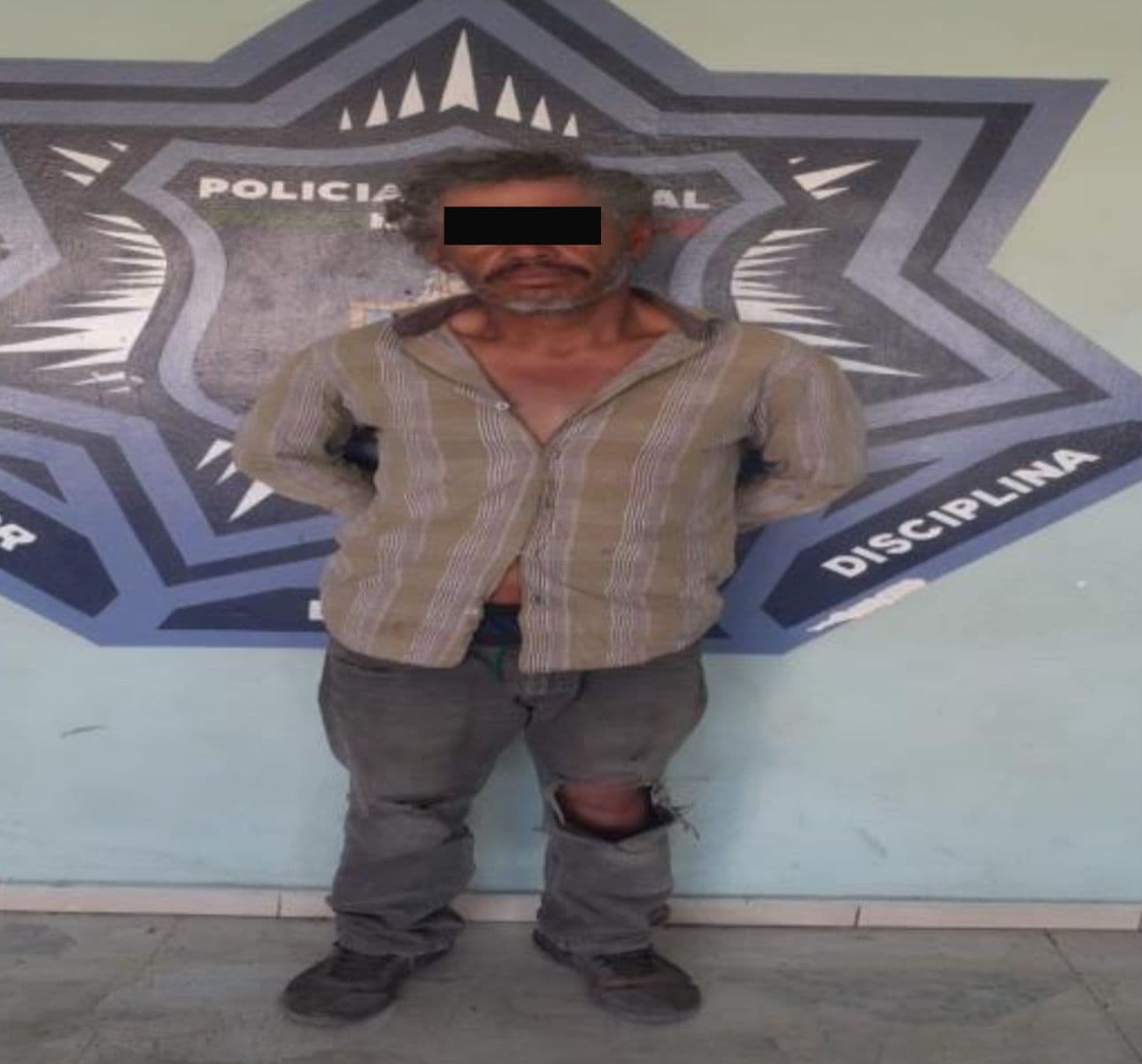 Capturan a hombre con machete en Cócorit