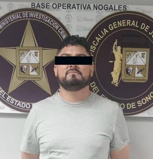 En Nogales detienen a sujeto que intentaba cruzar la frontera tras protagonizar balacera