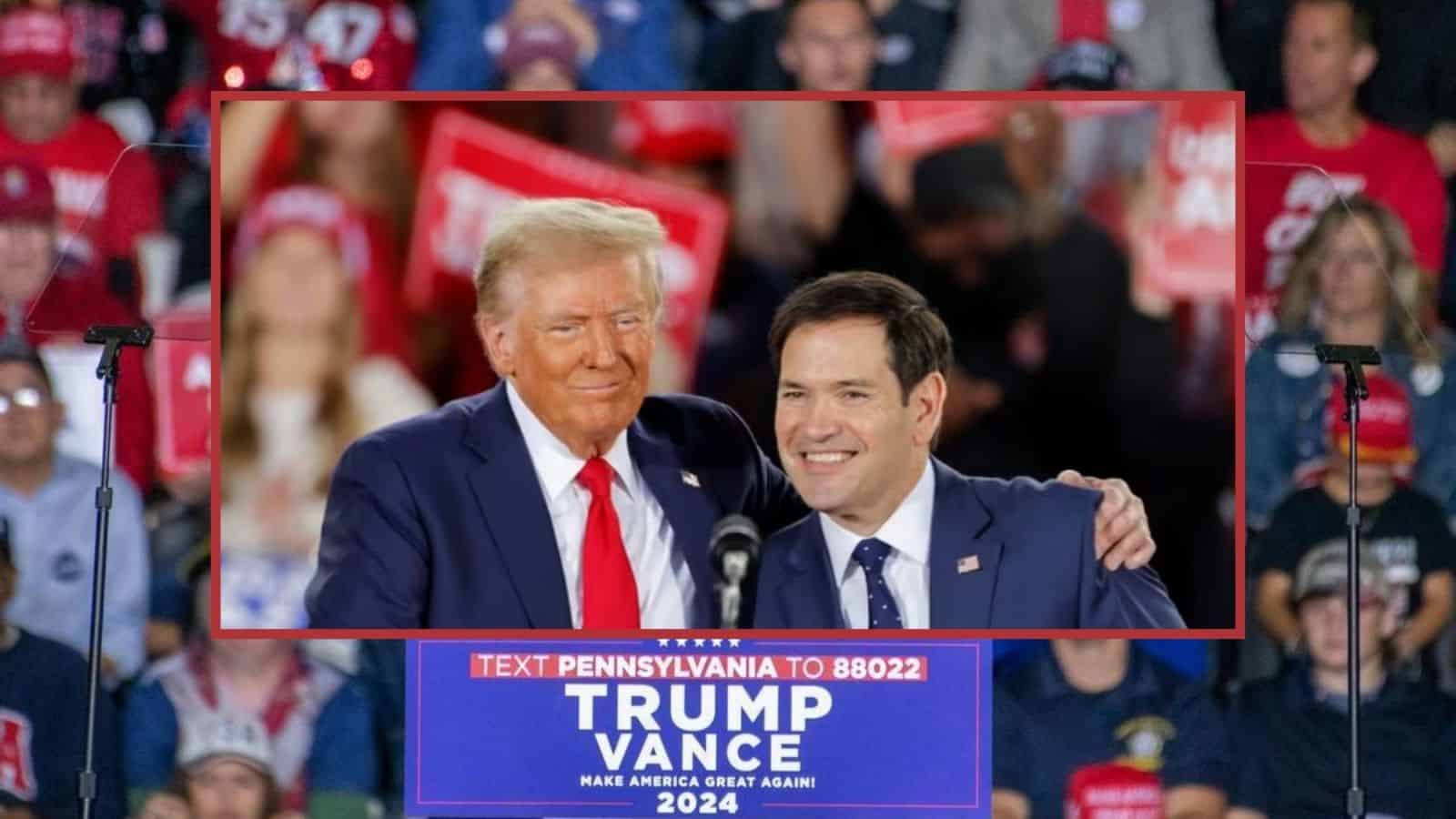 Trump nombra a Marco Rubio como el próximo secretario de Estado