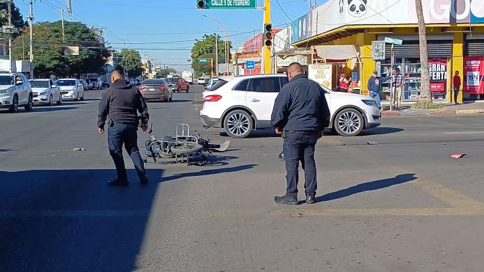 Choque en el Centro de Ciudad Obregón deja un lesionado Choque en el Centro de Ciudad Obregón deja un lesionado