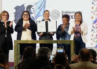 Claudia Sheinbaum firma el decreto sobre igualdad sustantiva de las mujeres